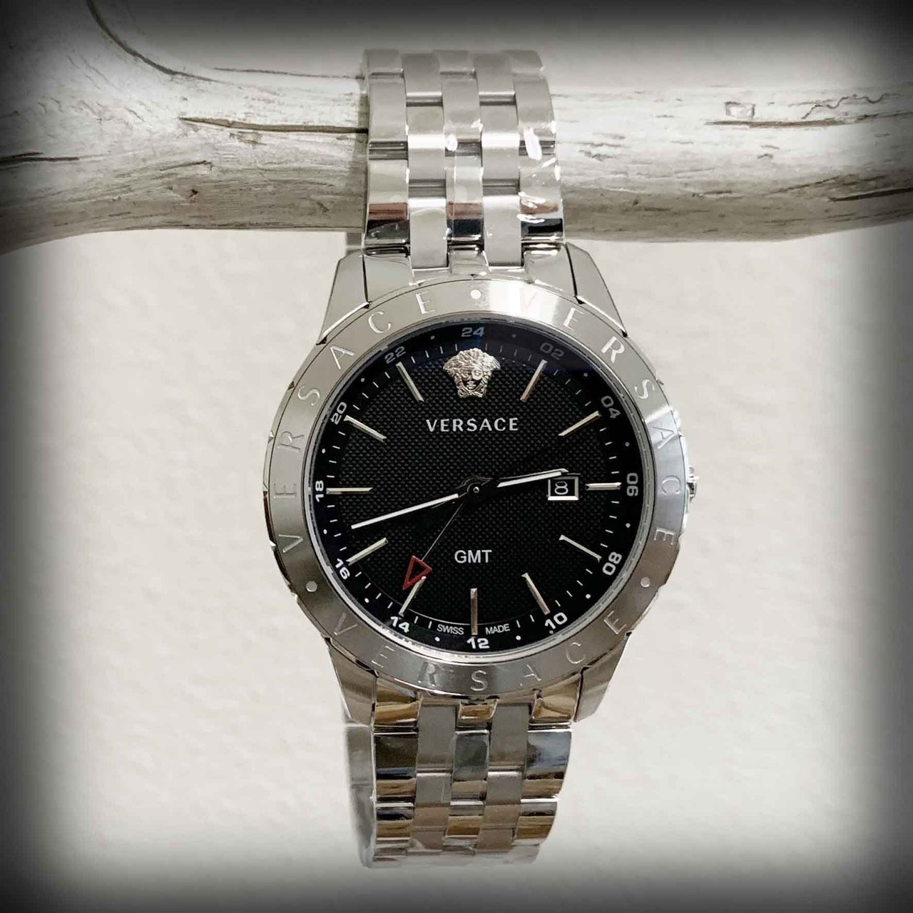 Versace VEBK00418 Univers 43 mm heren horloge Zwart