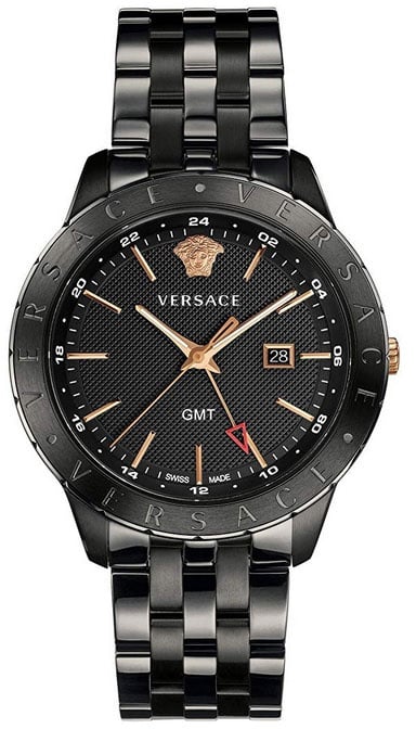 Versace VEBK00618 Univers 43 mm heren horloge Zwart
