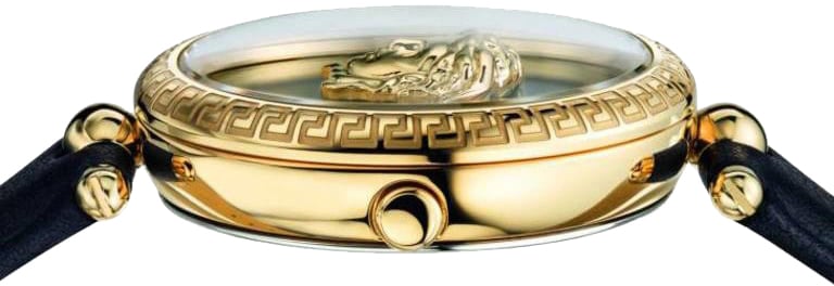 Versace VECQ00118 Palazzo dames horloge 34 mm Zwart