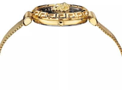 Versace VEDV01319 Palazzo Empire Greca Diamond dameshorloge 37 mm Zwart