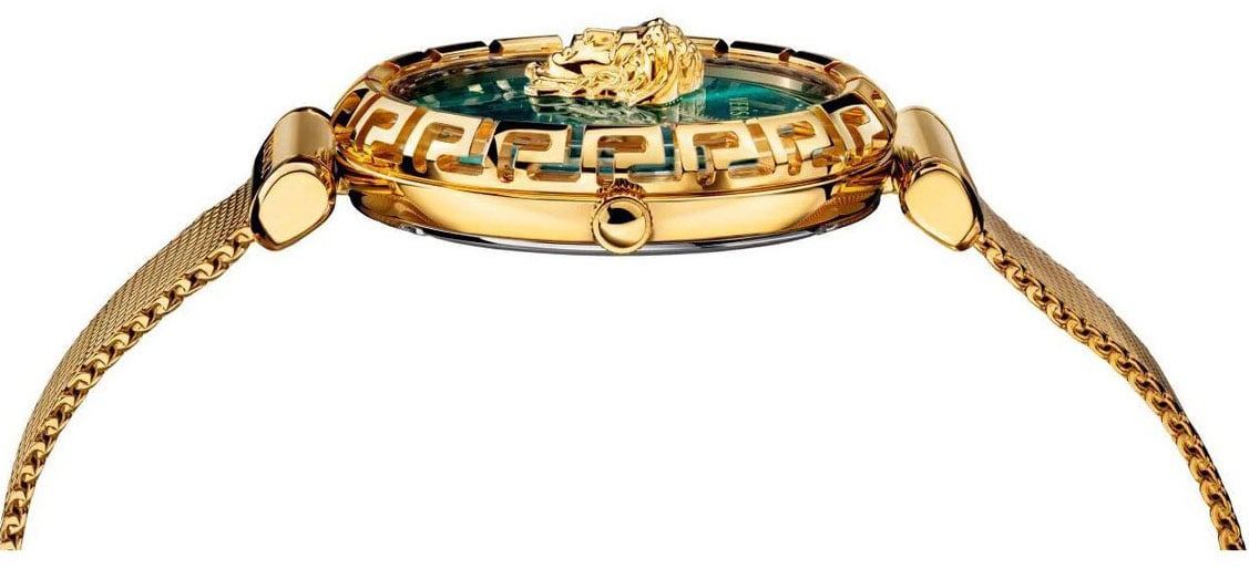 Versace VEDV01619 Palazzo Empire Greca Diamond dameshorloge 37 mm Groen