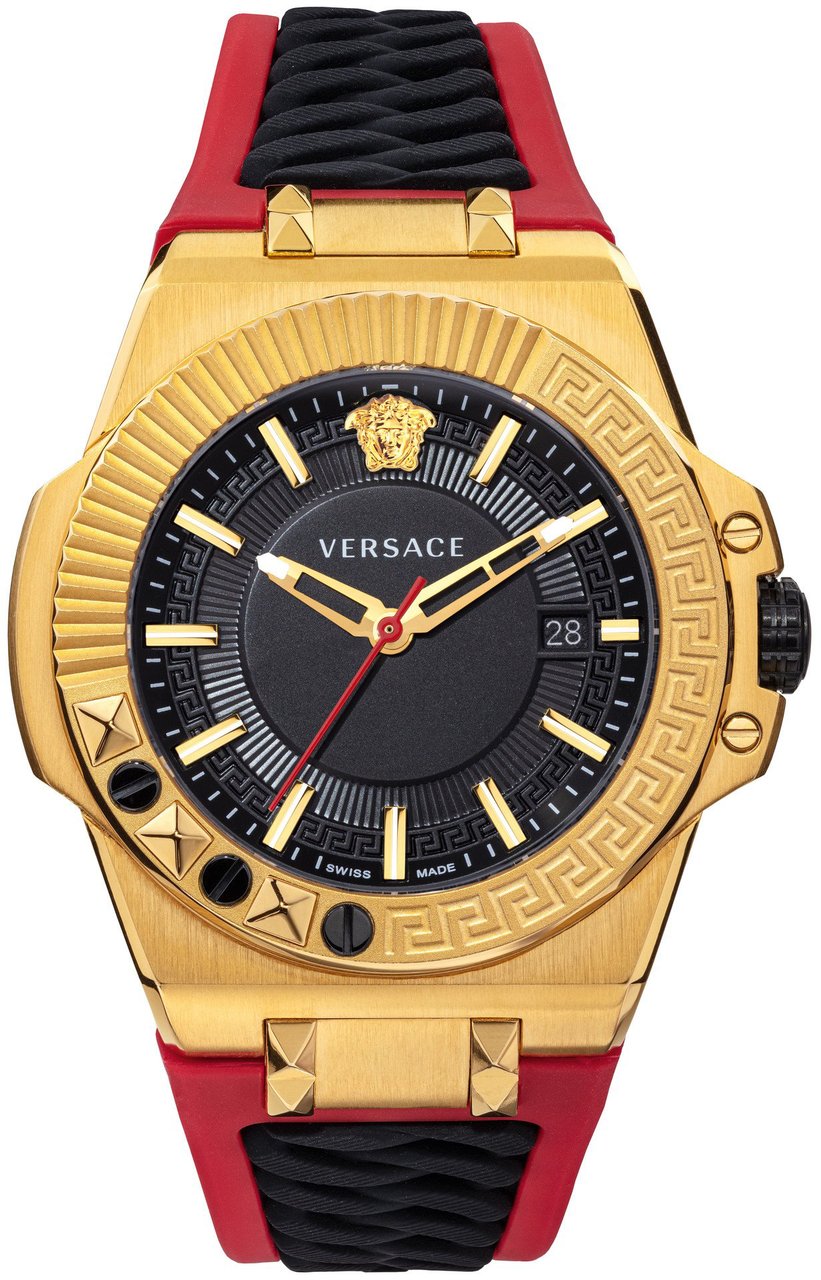 Versace VEDY00319 Chain Reaction heren horloge 45 mm Zwart