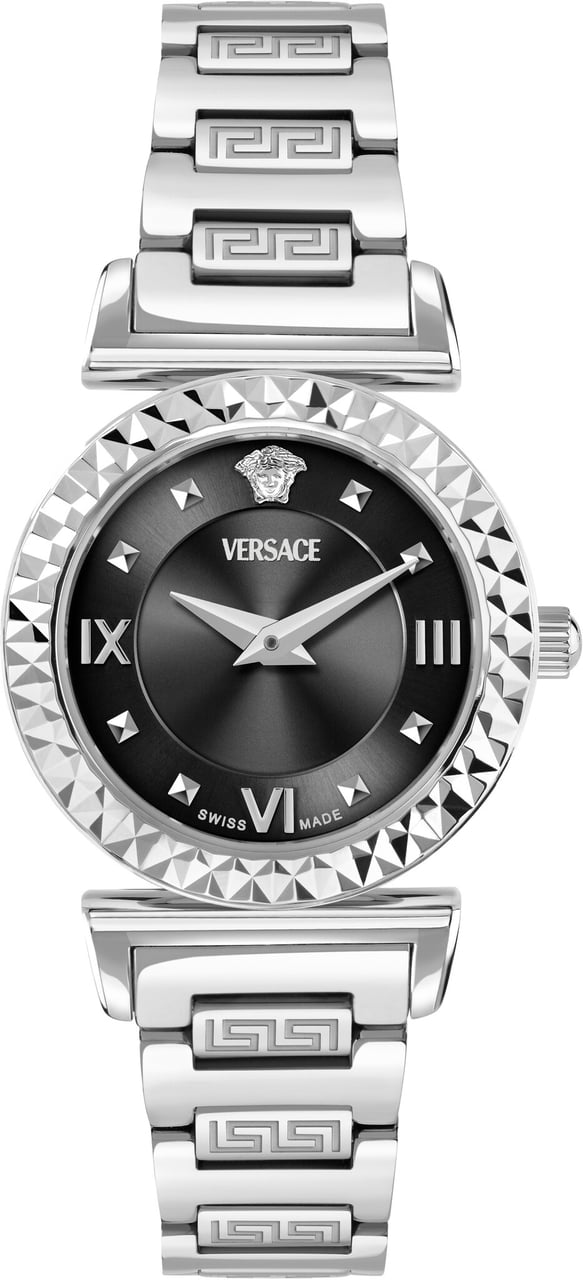 Versace VEGFA0225 Mini Vanity dames horloge 27 mm Zwart