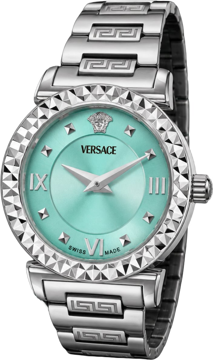 Versace VEGFA0425 Mini Vanity dames horloge 27 mm Blauw