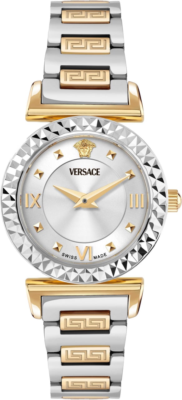 Versace VEGFA0525 Mini Vanity dames horloge 27 mm Zilver