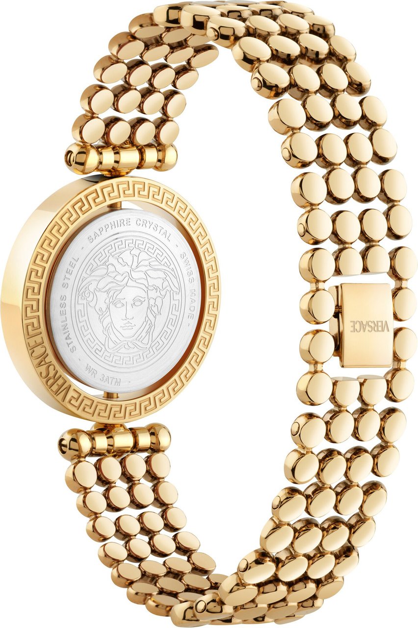 Versace VEHFA0625 Eon Restyling dames horloge 33,6 mm Zilver