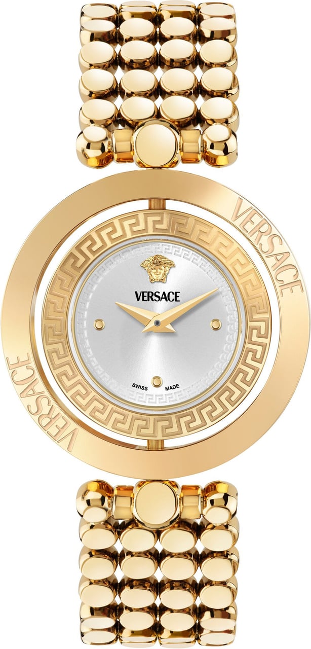 Versace VEHFA0625 Eon Restyling dames horloge 33,6 mm Zilver