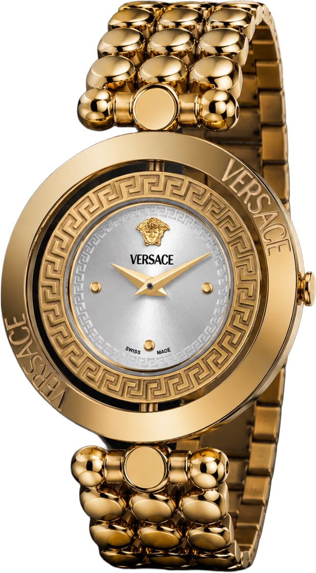 Versace VEHFA0625 Eon Restyling dames horloge 33,6 mm Zilver