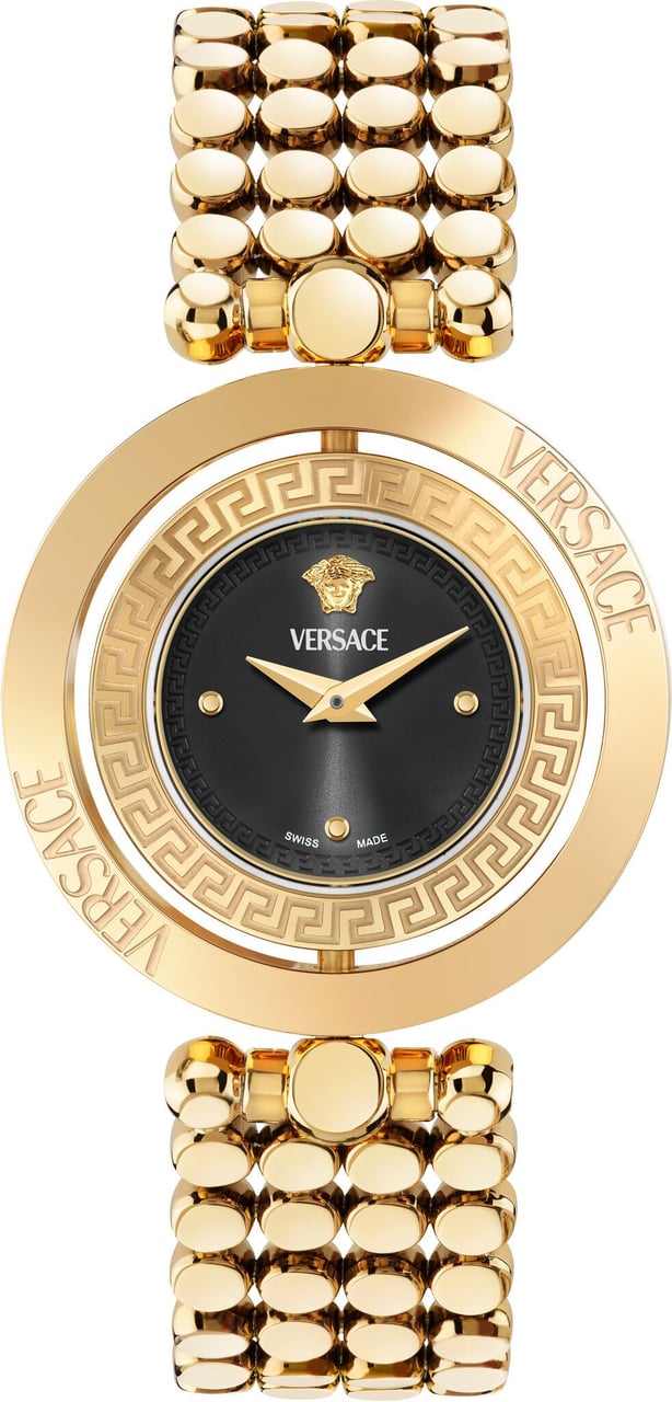 Versace VEHFA0725 Eon Restyling dames horloge 33 mm Zwart