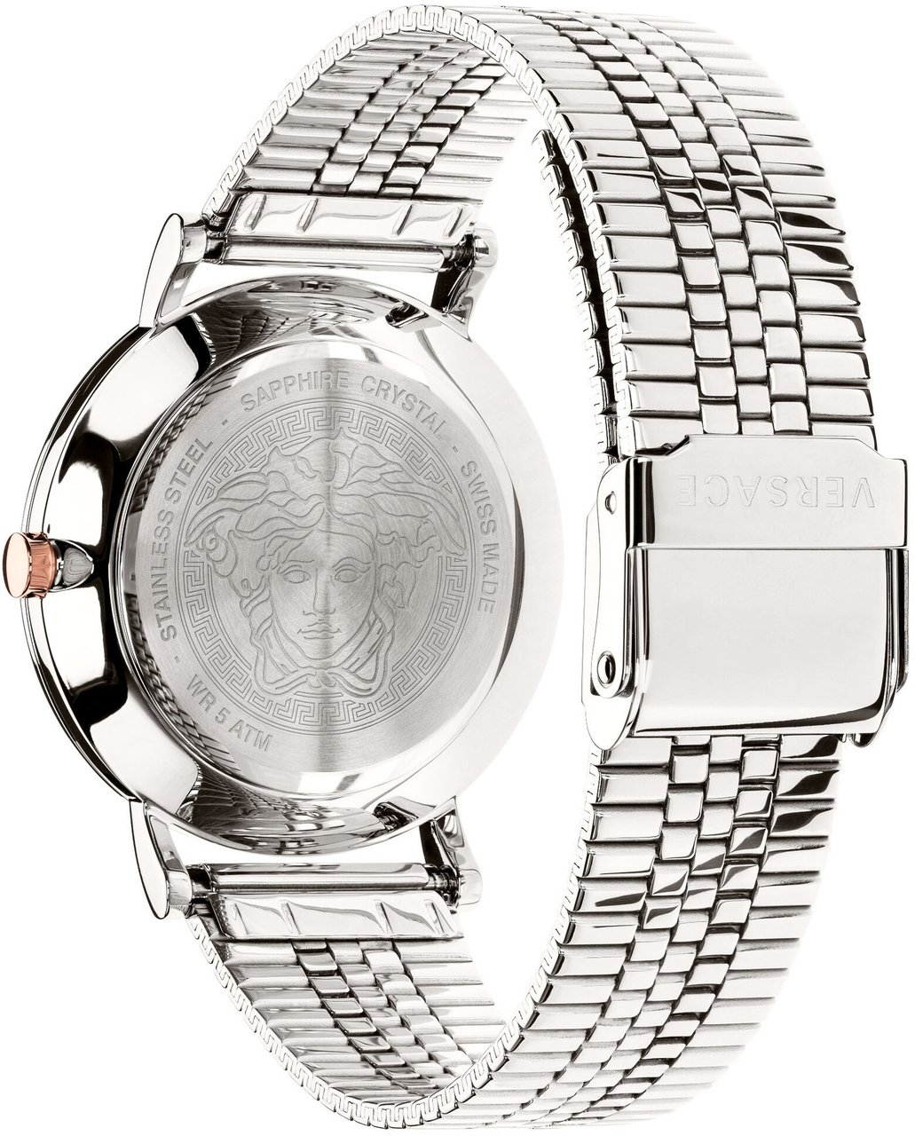 Versace VEK400821 V-Essential dameshorloge 36 mm Blauw