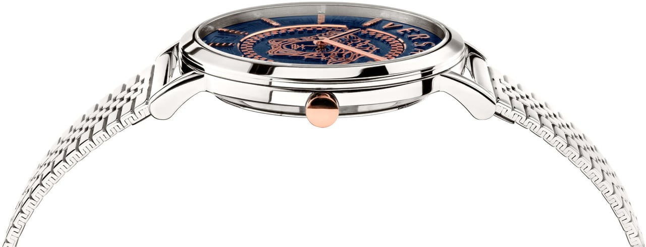 Versace VEK400821 V-Essential dameshorloge 36 mm Blauw