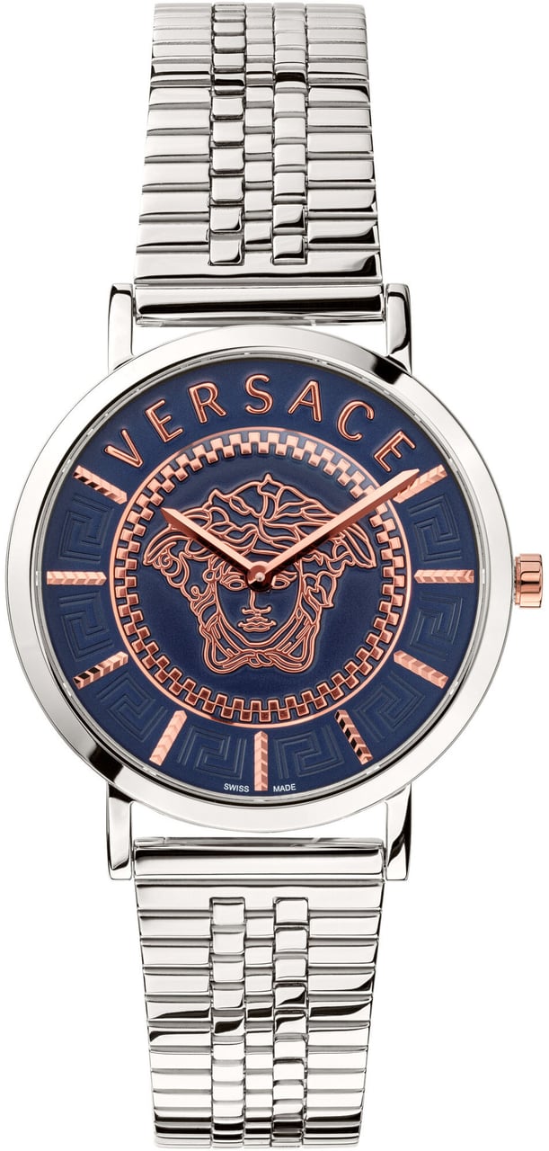 Versace VEK400821 V-Essential dameshorloge 36 mm Blauw