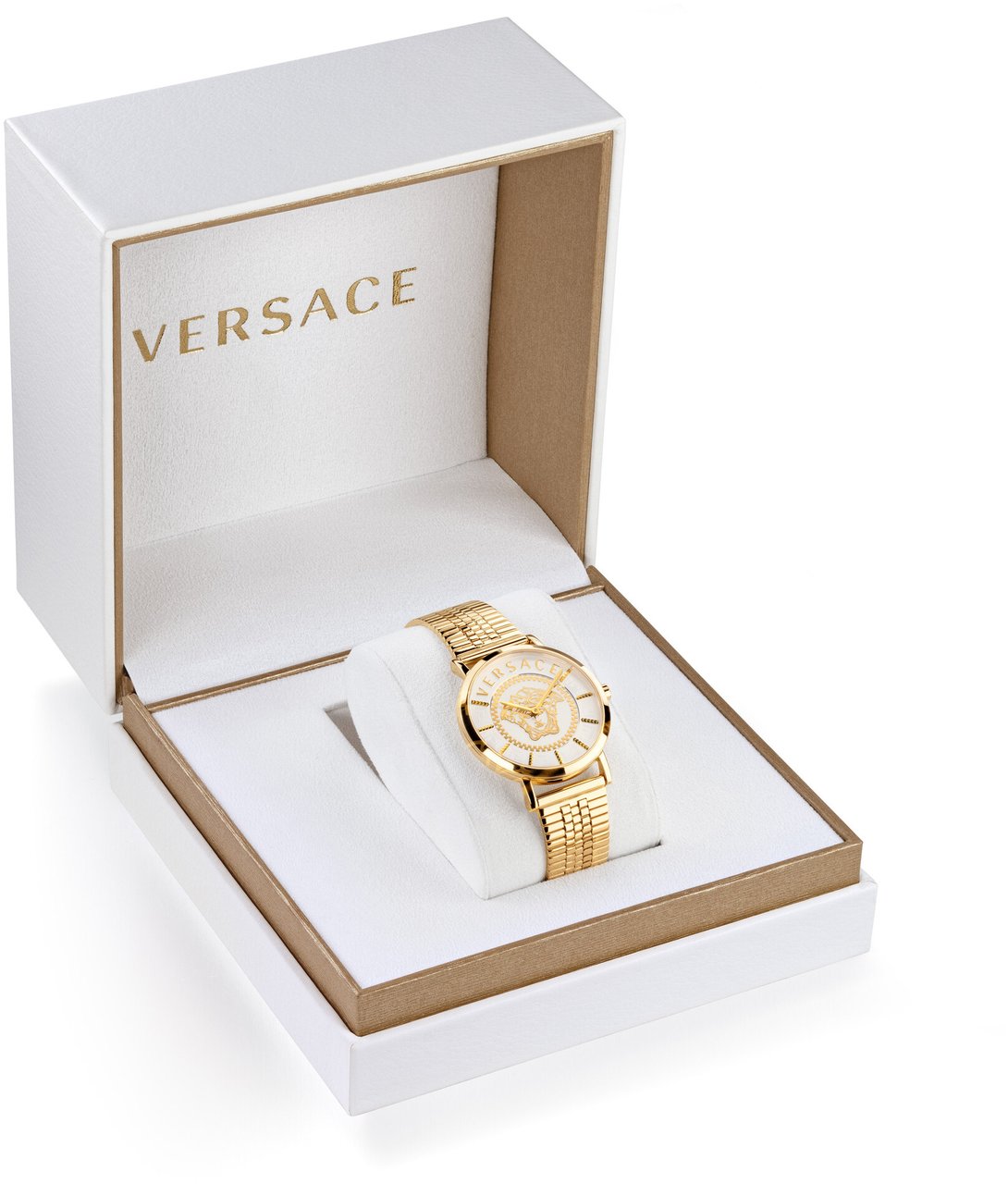 Versace VEK401021 V-Essential dameshorloge 36 mm Zilver
