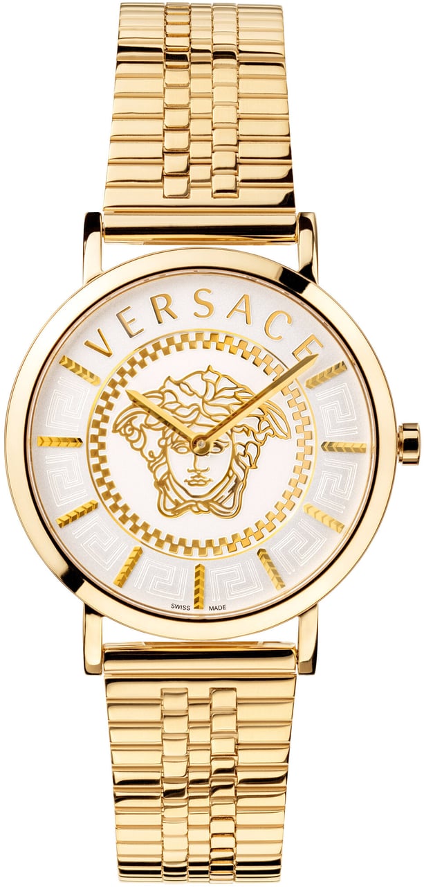Versace VEK401021 V-Essential dameshorloge 36 mm Zilver