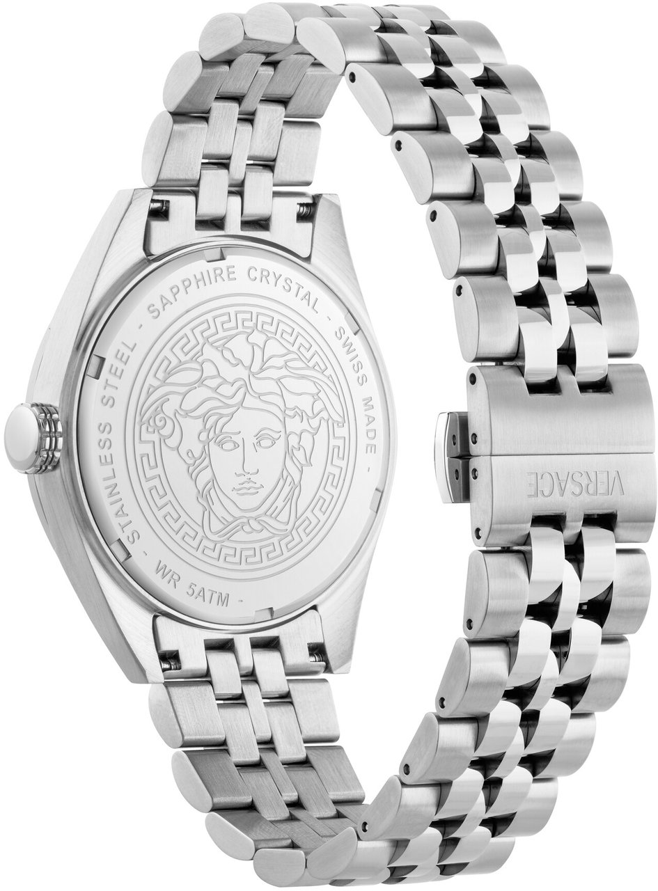 Versace VEKHA0425 Athletics heren horloge 41 mm Zwart