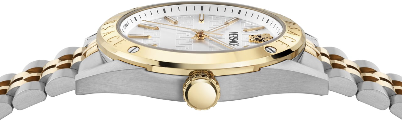 Versace VEKHA0625 Athletics heren horloge 41 mm Wit