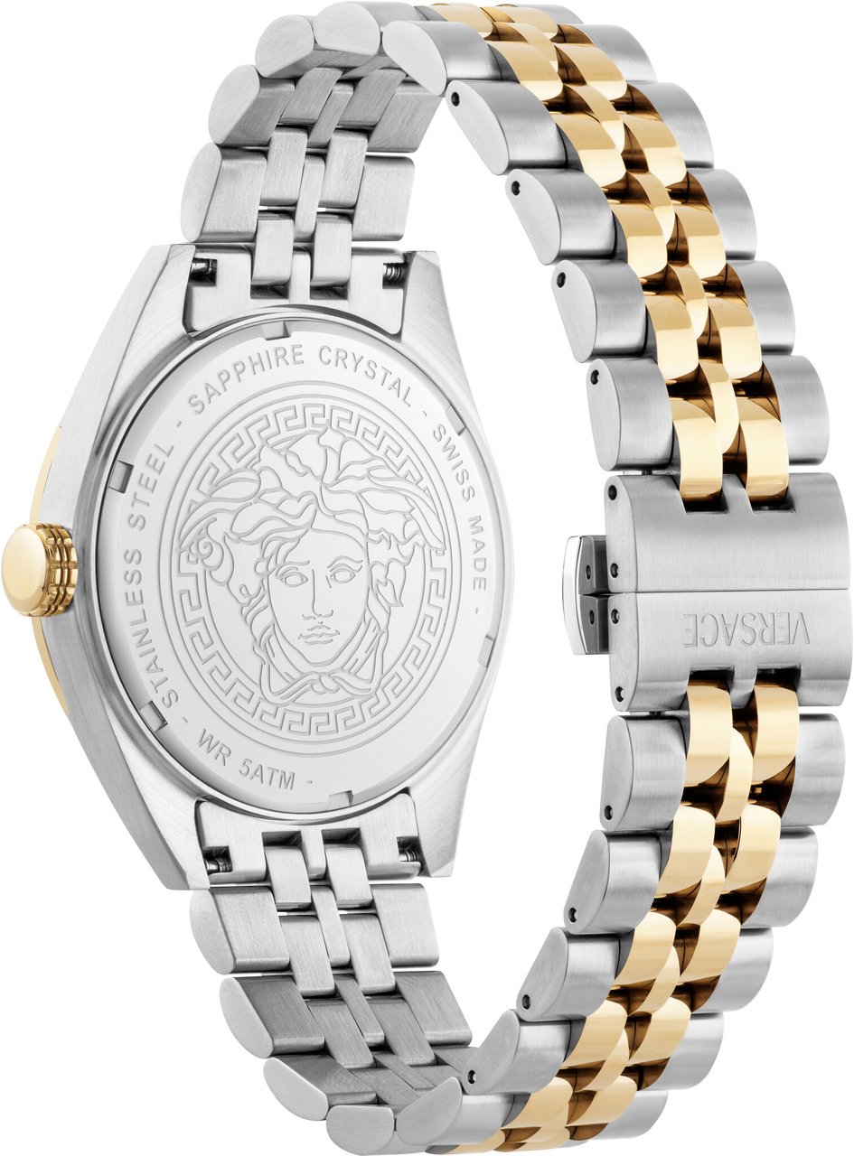 Versace VEKHA0625 Athletics heren horloge 41 mm Wit