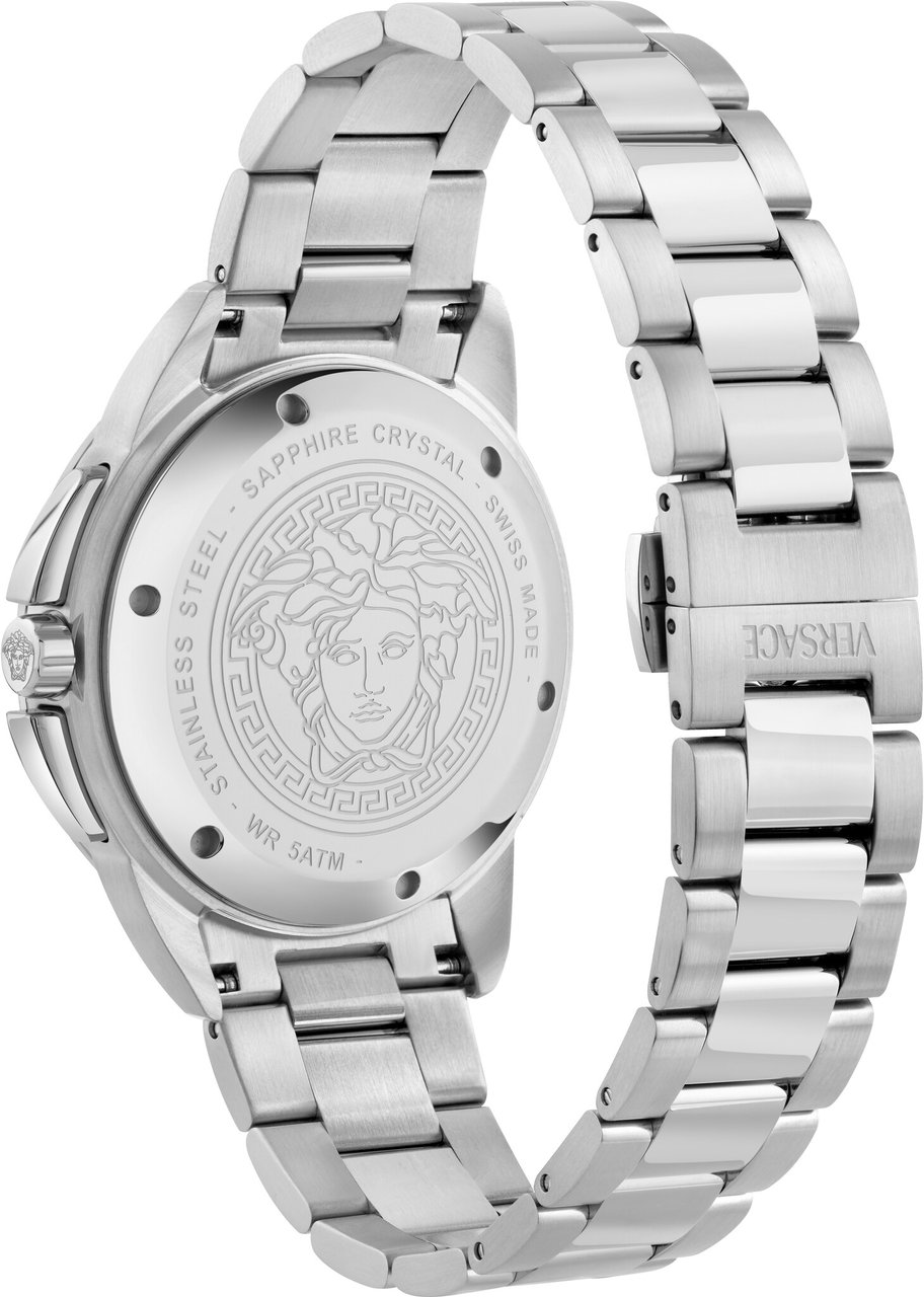 Versace VEKIA0425 V-Sport Chrono heren horloge 44 mm Blauw
