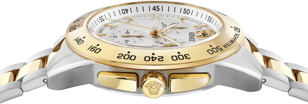 Versace VEKIA0525 V-Sport Chrono heren horloge 44 mm Wit