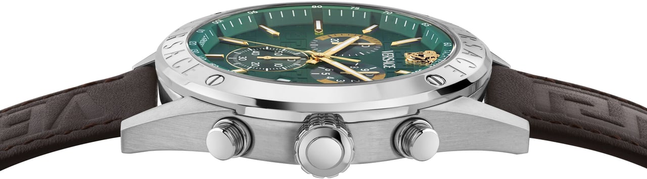 Versace VEKJA0325 Athletics Chrono heren horloge 44 mm Groen