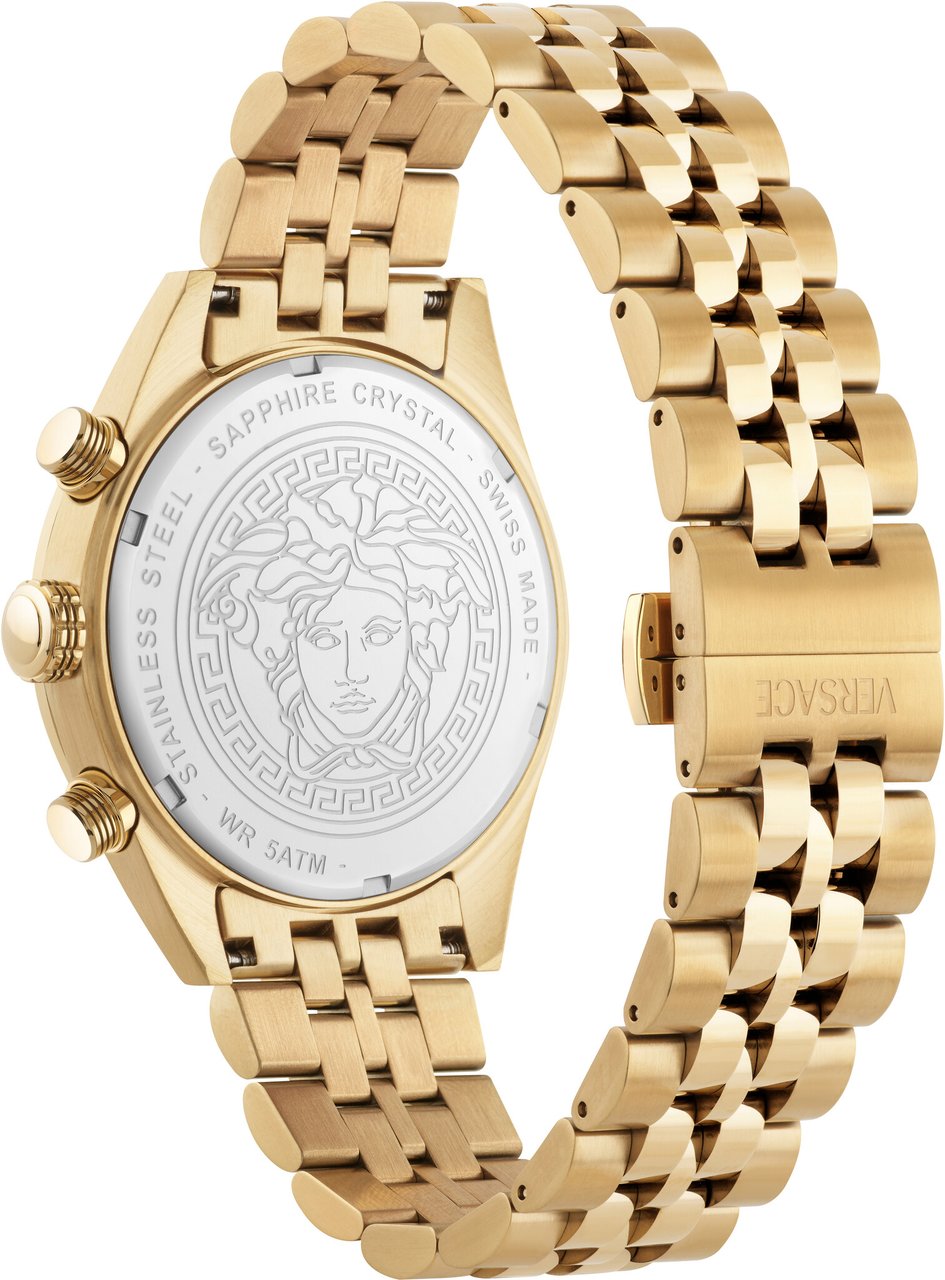 Versace VEKJA0725 Athletics Chrono heren horloge 44 mm Wit