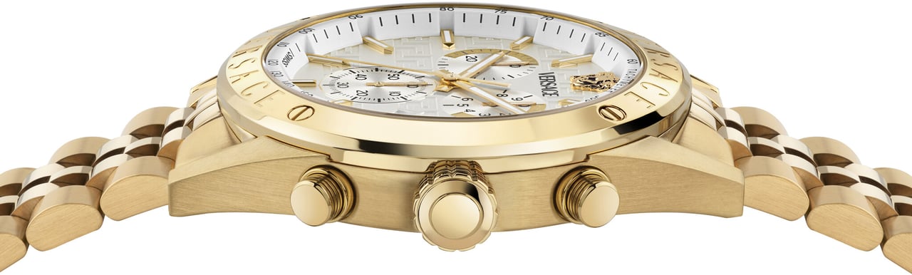 Versace VEKJA0725 Athletics Chrono heren horloge 44 mm Wit