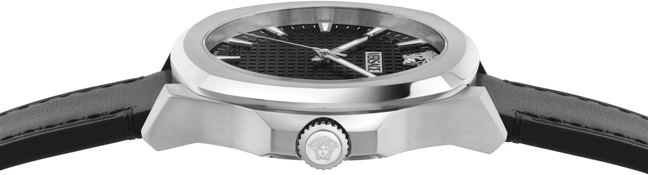 Versace VEKKA0125 Luxury heren horloge 42 mm Zwart