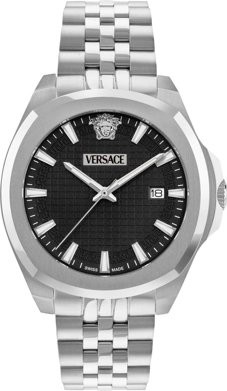 Versace VEKKA0325 Luxury heren horloge 42 mm Zwart
