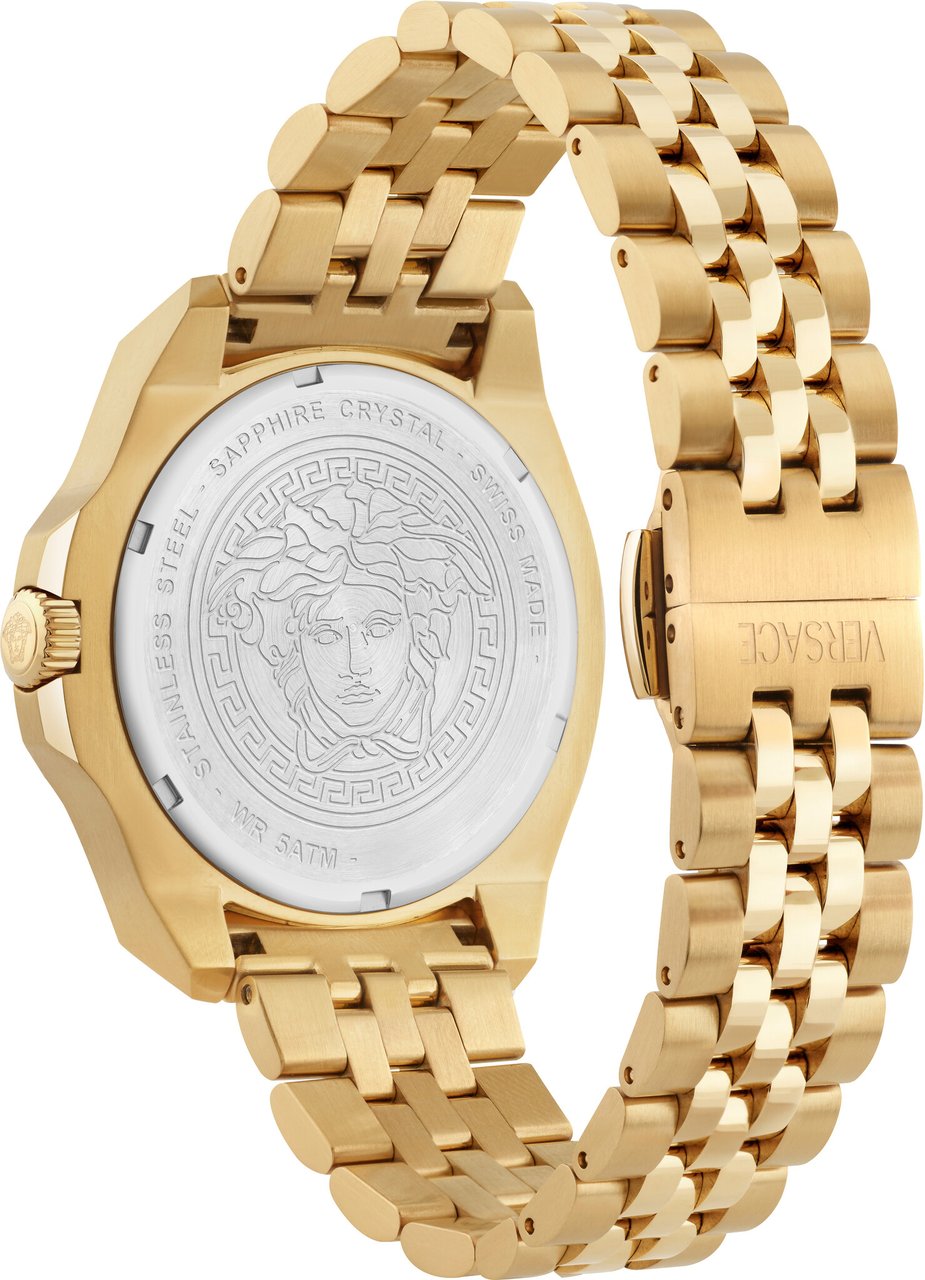 Versace VEKKA0725 Luxury heren horloge 42 mm Zwart