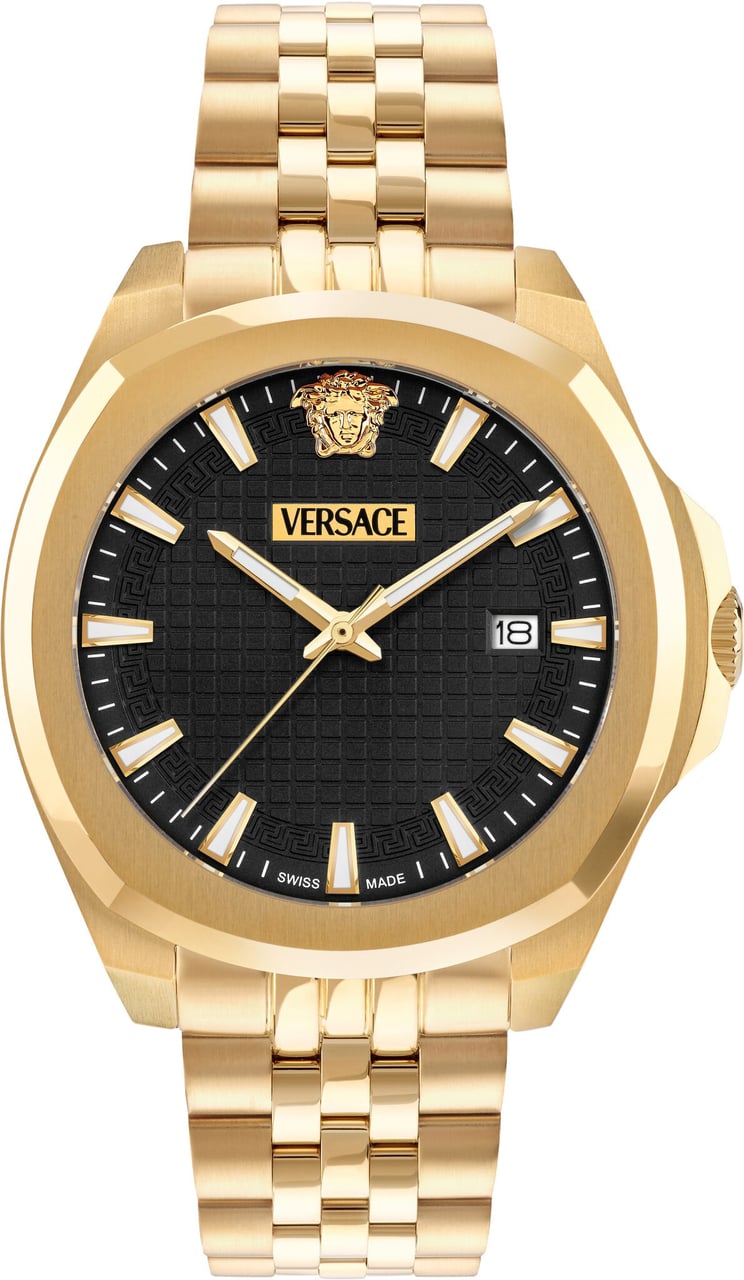 Versace VEKKA0725 Luxury heren horloge 42 mm Zwart