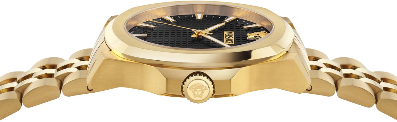 Versace VEKKA0725  Luxury heren horloge 42 mm Zwart