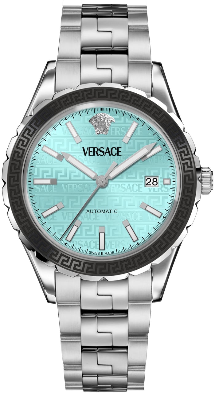 Versace VEQCA0324 Hellenyium automatisch horloge 42 mm Blauw