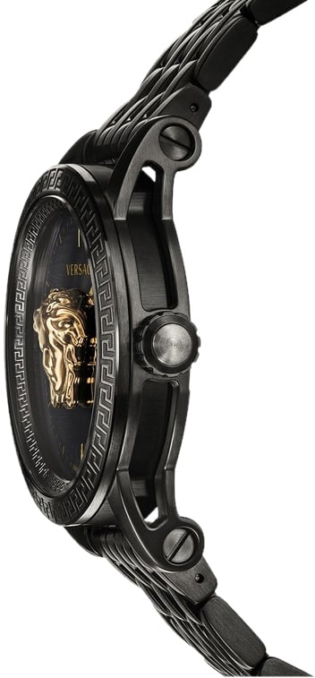 Versace VERD00518 Palazzo heren horloge 43 mm Zwart