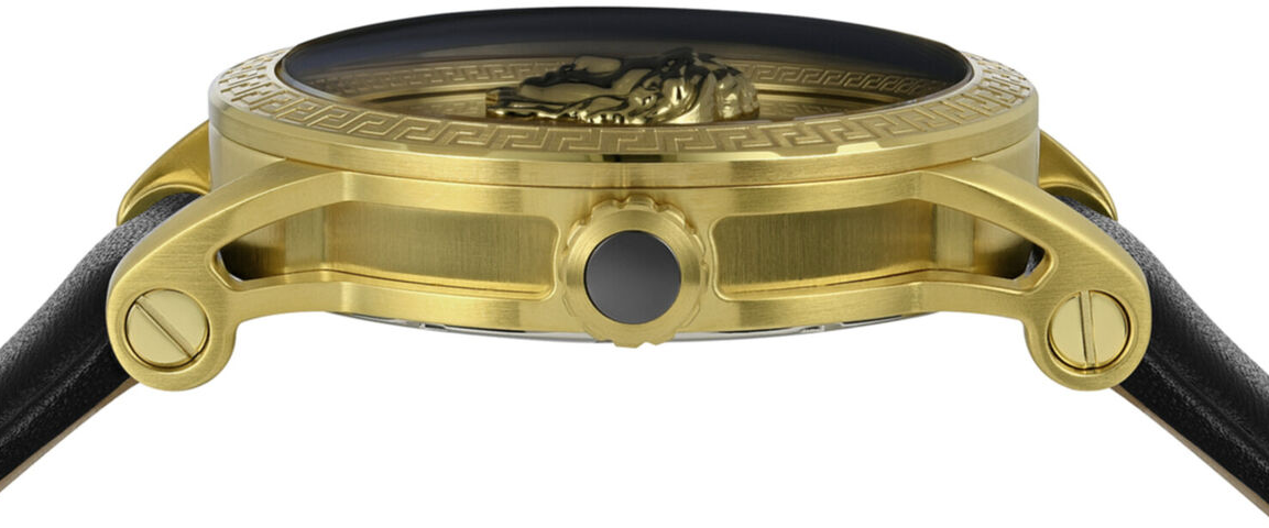 Versace VERD01320 Palazzo heren horloge 43 mm Zwart