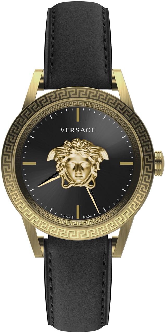 Versace VERD01320 Palazzo heren horloge 43 mm Zwart