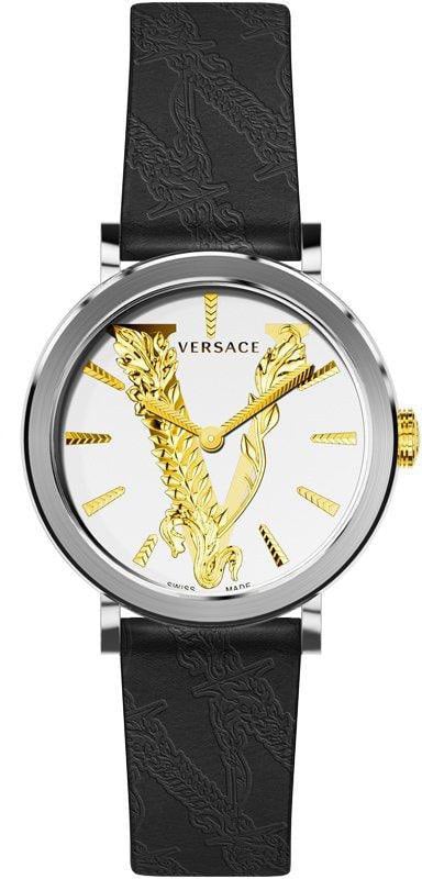 Versace Versace Virtus Dameshorloge Saffier 36mm VERI00120 Zwart