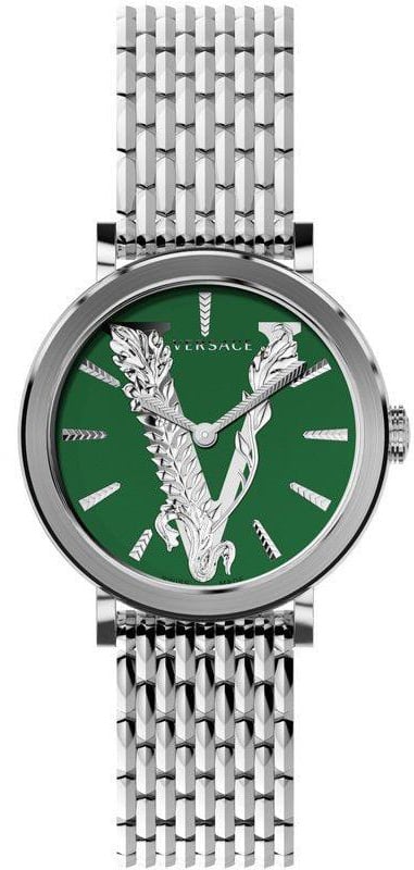 Versace Versace Virtus Dameshorloge Saffier 36mm VERI00520 Zilver
