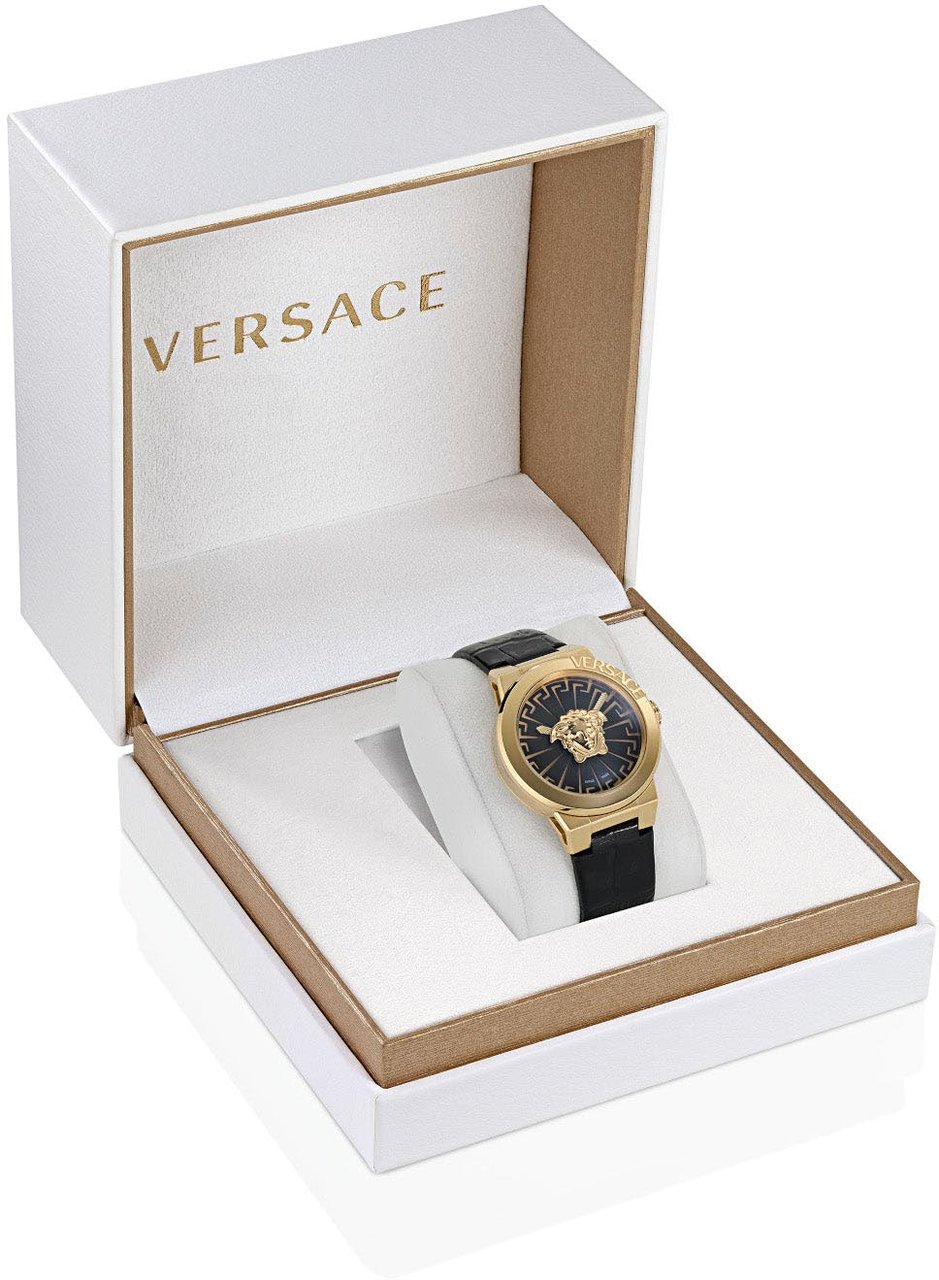 Versace Medusa Infinite - Horloge - Zwart Goud