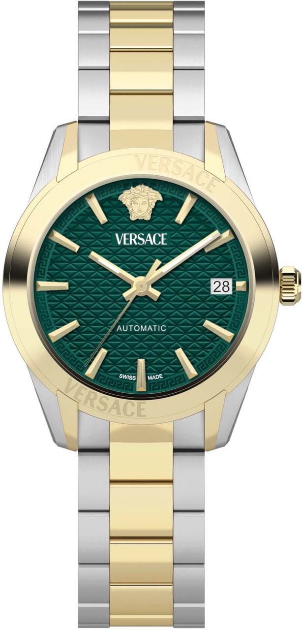 Versace VESCA0524 Greca Classic automatisch horloge 35 mm Groen