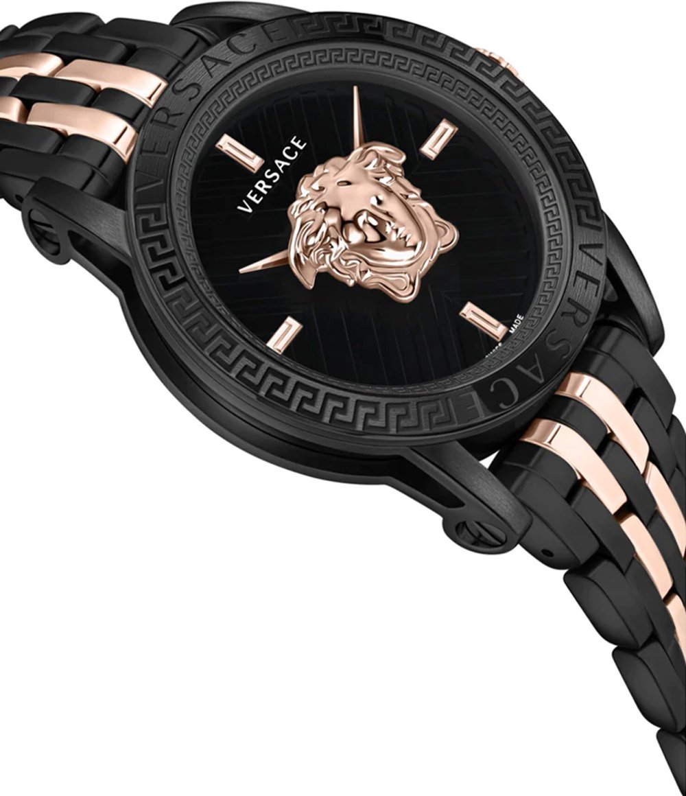 Versace VESN00622 V-Code Restyling herenhorloge 43 mm Zwart