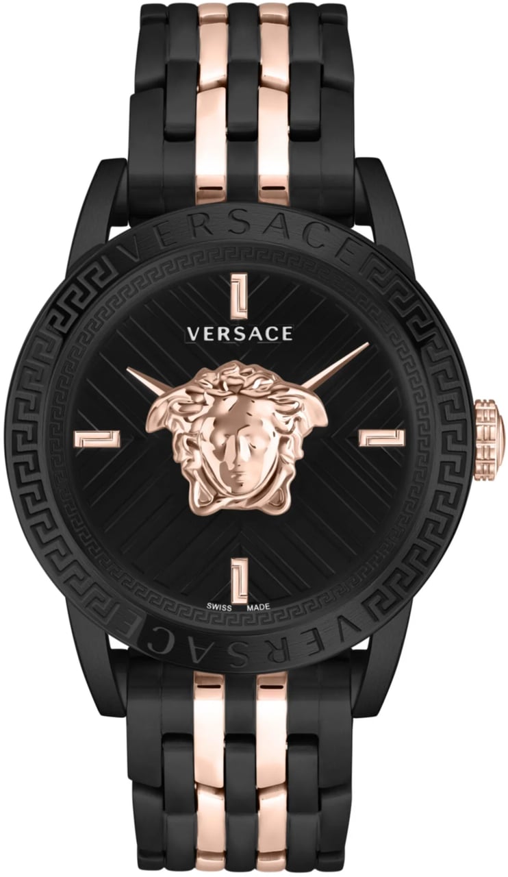 Versace VESN00622 V-Code Restyling herenhorloge 43 mm Zwart