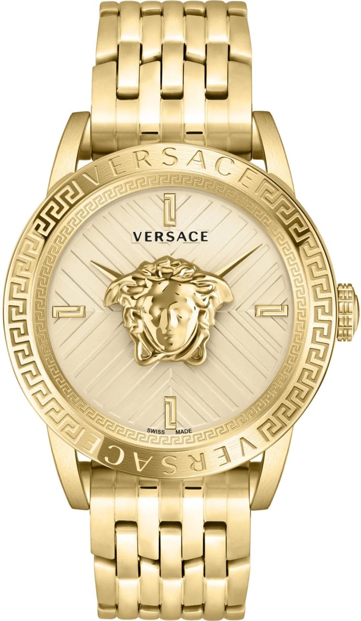Versace VESN00722 V-Code Restyling herenhorloge 43 mm Goud