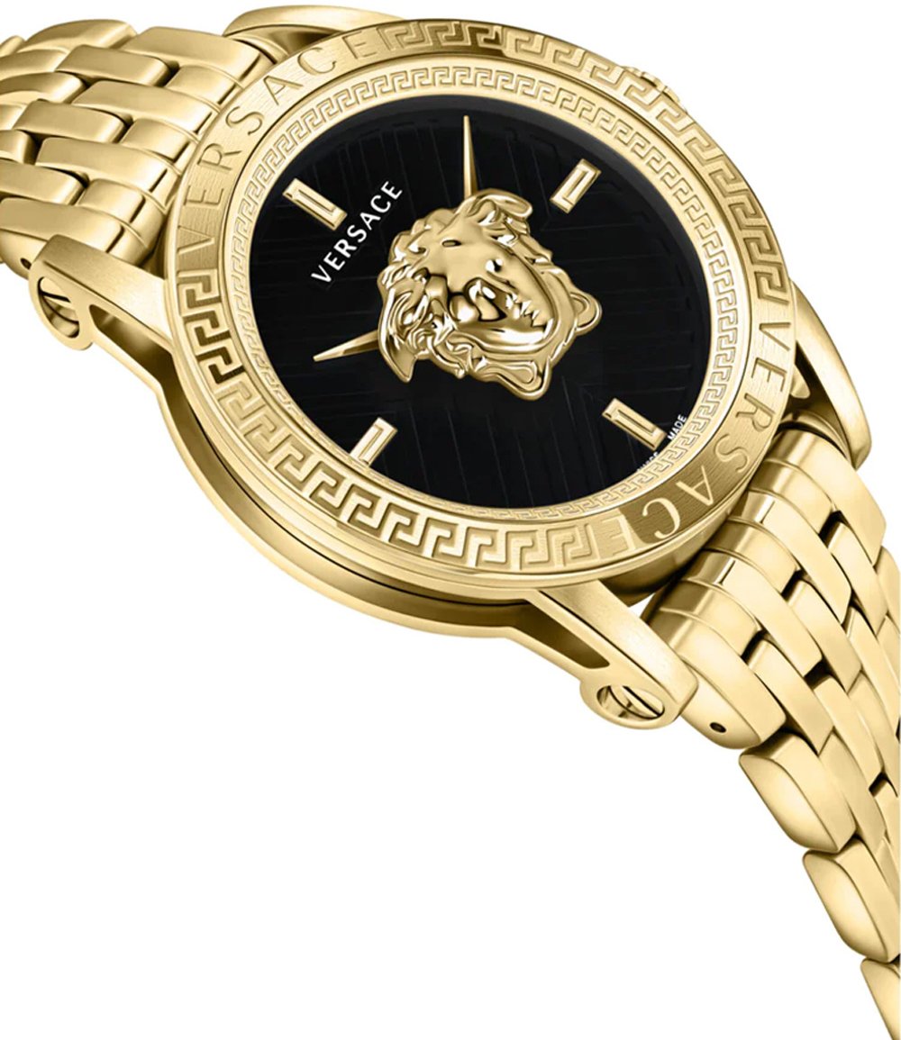 Versace VESN00922 V-Code Restyling herenhorloge 43 mm Zwart