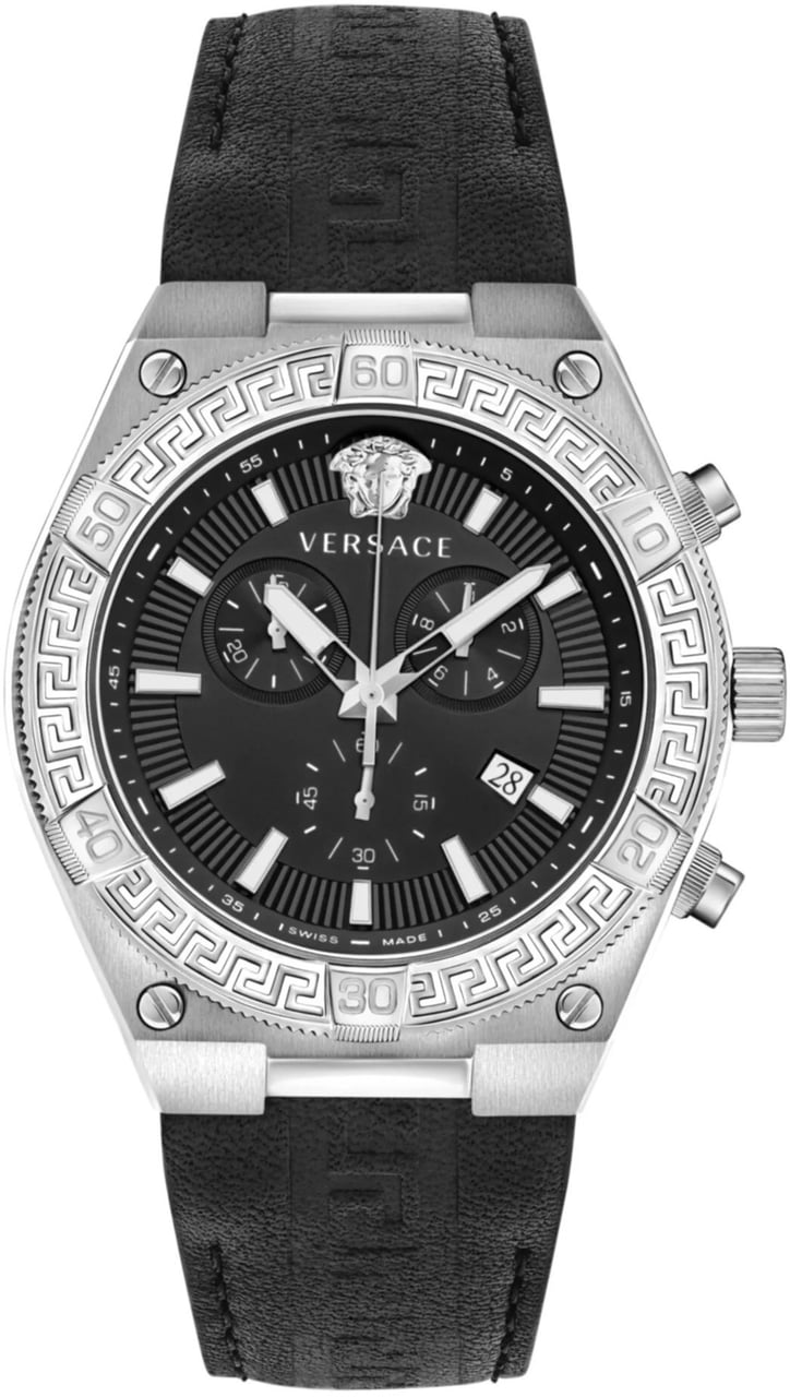 Versace VESO00222 Sporty Greca horloge Zwart