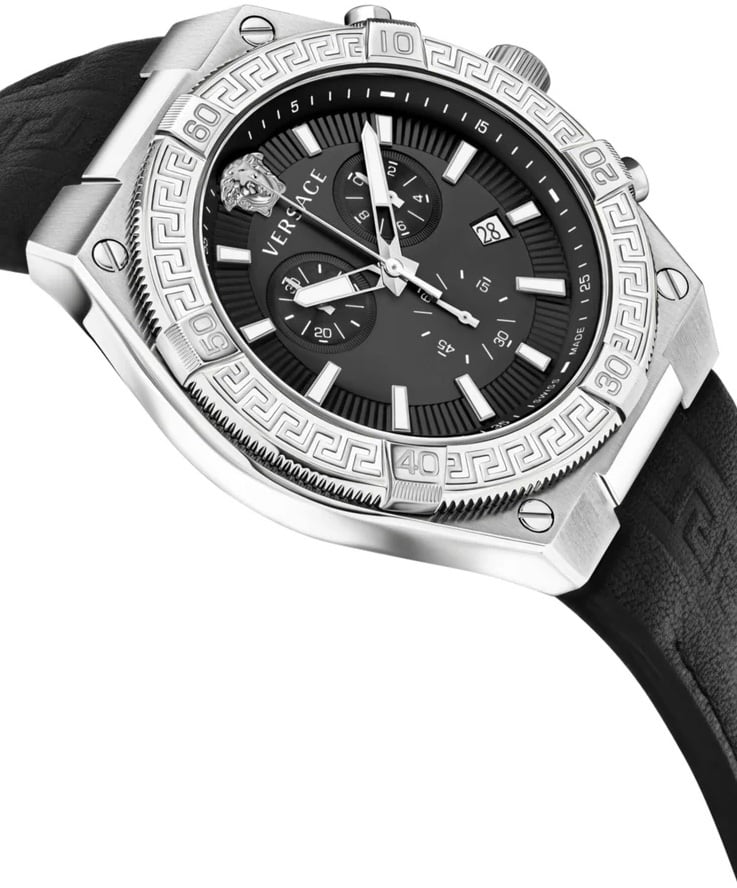 Versace VESO00222 Sporty Greca horloge Zwart