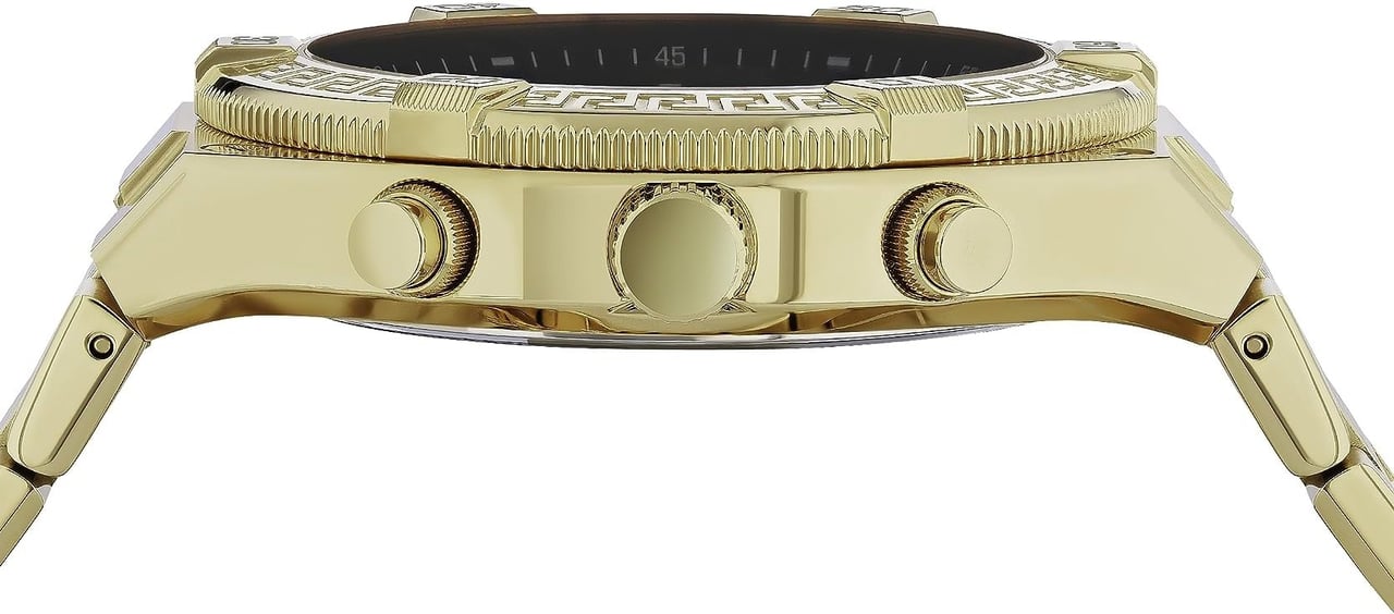 Versace VESO00922 Sporty Greca horloge 46 mm Zwart