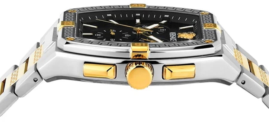 Versace VESP00524 Sporty Tonneau Greca horloge 44 mm Blauw