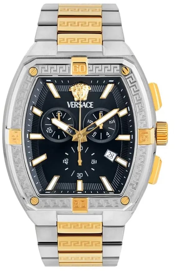 Versace VESP00524 Sporty Tonneau Greca horloge 44 mm Blauw