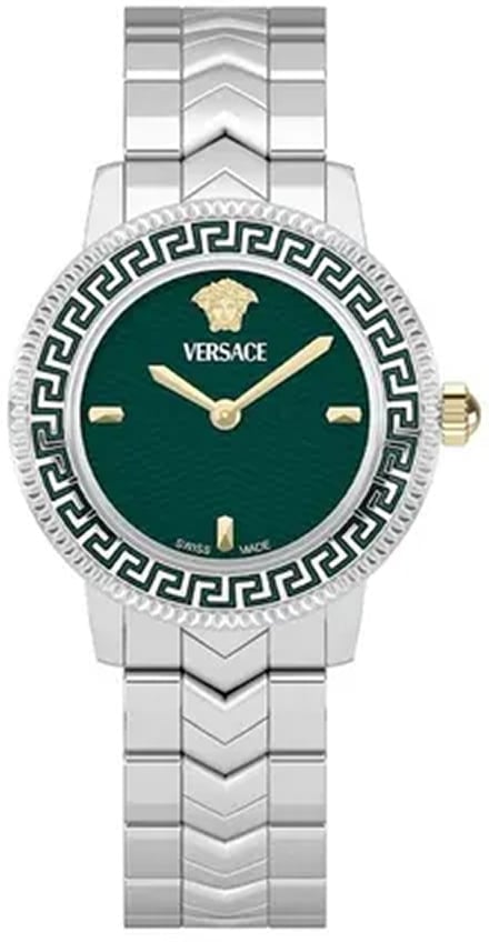 Versace VEUCA0424 V-Icon dameshorloge 30 mm Groen