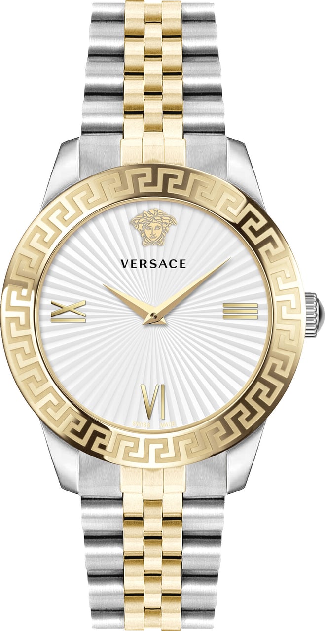 Versace VEVC00519 Greca dameshorloge 38 mm Wit